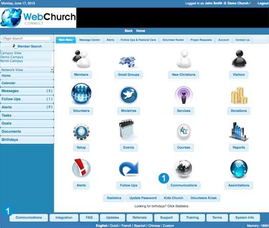 Web Church Connect